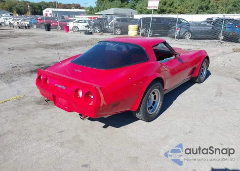 1980 Chevrolet Corvette from USA, damaged, VIN 1Z878A405438